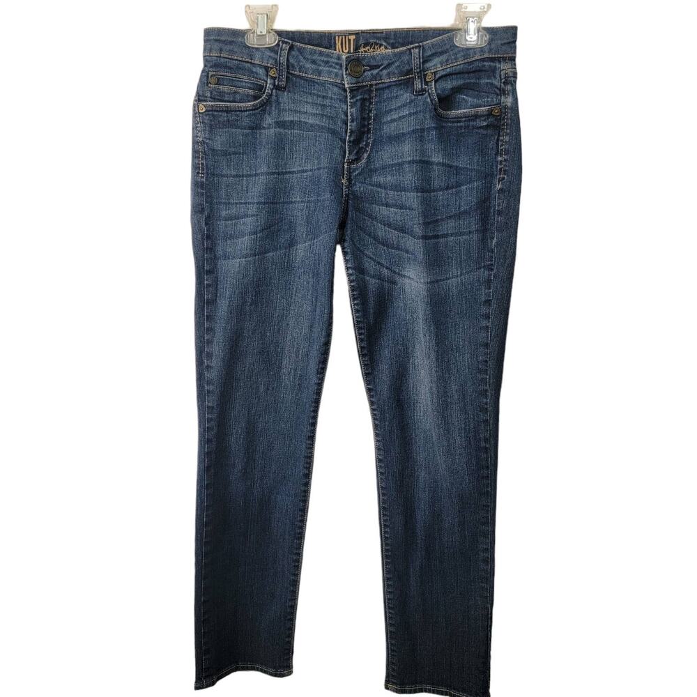 Kut from the Kloth Womens Midrise Straight Leg Jeans Size 6